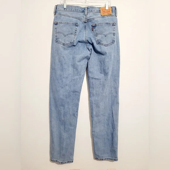 Levi’s 550 Relaxed Fit Jeans Men’s W34 L36 Light Wash 100% Cotton Denim - Picture 2 of 16
